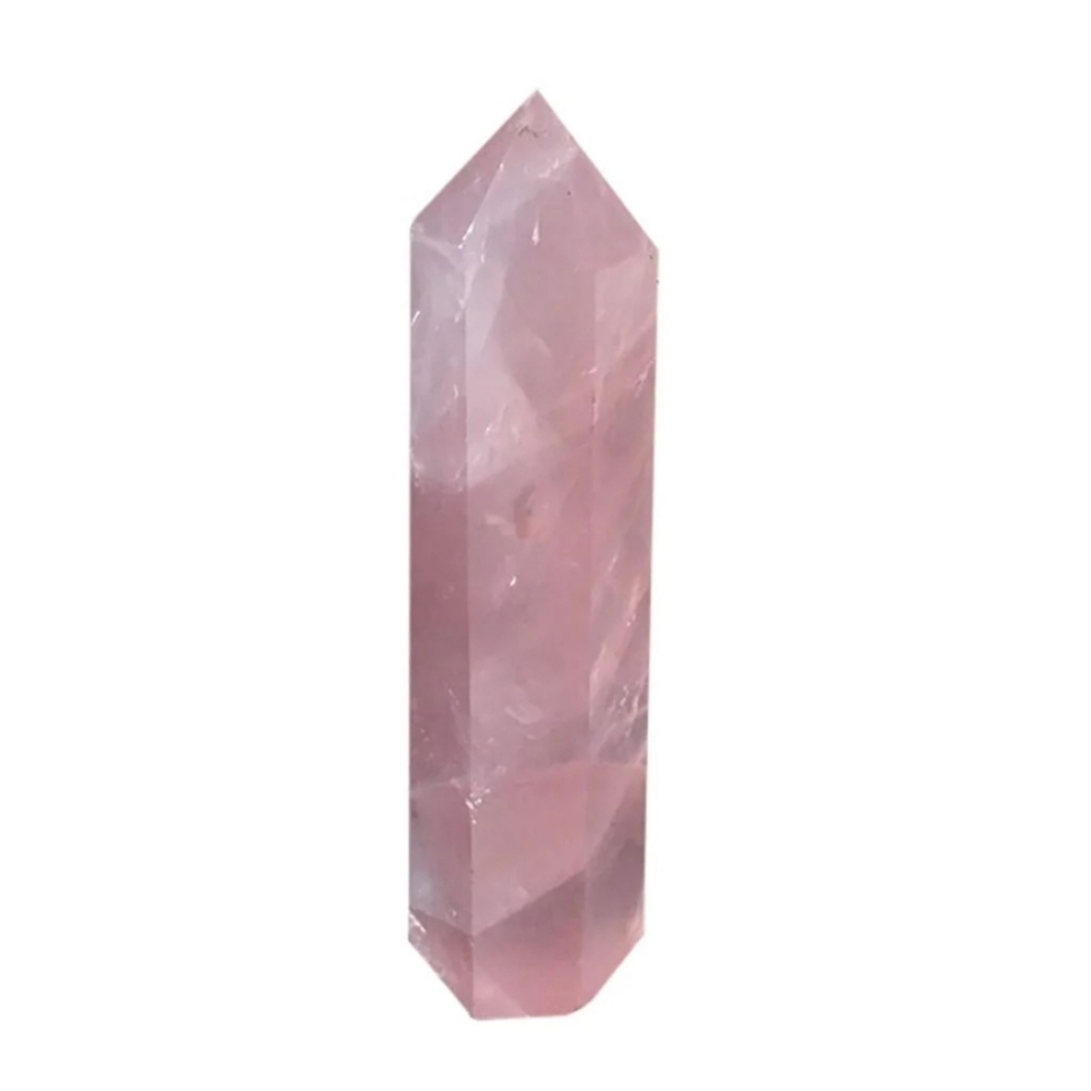 🩷 Rose Quartz Love Gemstone Beaded Bracelet in 10mm Round Beads - Picture 3 of 4